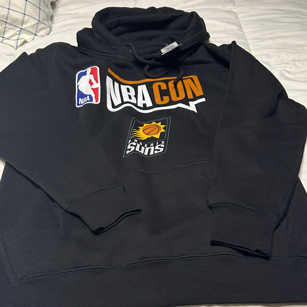 NBA Black Hoodie with Phoenix Suns Logo